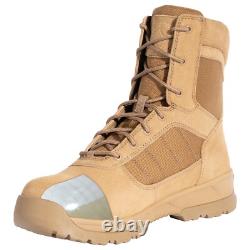 Bottes tactiques Rothco Guardian AR 670-1 Coyote Brown à bout composite de 8 pouces