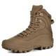 Bottes Tactiques Skenary Pour Homme, Bottes De Combat Mi-hautes Militaires Imperm&eacute;ables, Couleur Coyote, Pointure 9