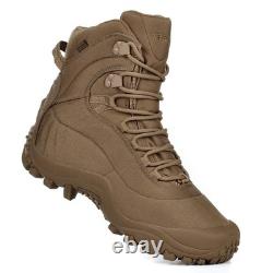 Bottes tactiques SKENARY pour homme, bottes de combat mi-hautes militaires imperméables, couleur coyote, pointure 9