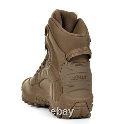 Bottes tactiques SKENARY pour homme, bottes de combat mi-hautes militaires imperméables, couleur coyote, pointure 9