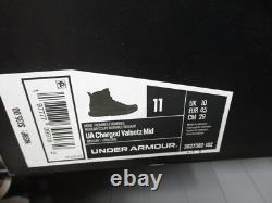 Bottes tactiques Under Armour Charged Valsetz Mid 6 gris foncé pour hommes taille 11