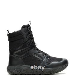 Bottes tactiques de combat BATES pour homme, taille 8, à fermeture éclair, noires, kaki, coyote militaire, neuves