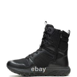 Bottes tactiques de combat BATES pour homme, taille 8, à fermeture éclair, noires, kaki, coyote militaire, neuves