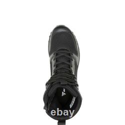 Bottes tactiques de combat BATES pour homme, taille 8, à fermeture éclair, noires, kaki, coyote militaire, neuves