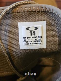 Bottes tactiques de combat militaires Oakley LT Light Assault 2 Coyote Desert LEO 14