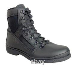 Bottes tactiques en cuir d'été Modèle 614 Faradei Noir Armée Russe Original