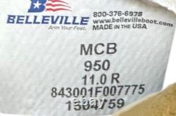 Bottes tactiques imperméables Belleville MCB 950 pour hommes Vibram GoreTex 10,5 militaires