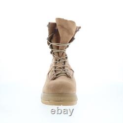 Bottes tactiques larges marron pour homme Belleville Air Force isolées fabriquées aux États-Unis