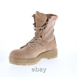 Bottes tactiques larges marron pour homme Belleville Air Force isolées fabriquées aux États-Unis
