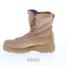 Bottes tactiques larges marron pour homme Belleville Air Force isolées fabriquées aux États-Unis