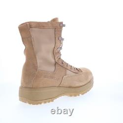 Bottes tactiques larges marron pour homme Belleville Air Force isolées fabriquées aux États-Unis