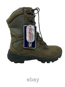 Bottes tactiques militaires Bates Goretex vert sauge taille 9 EW semelle Vibram neuves dans leur boîte