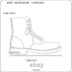 Bottes tactiques militaires Bates Goretex vert sauge taille 9 EW semelle Vibram neuves dans leur boîte