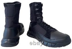 Bottes tactiques militaires Oakley Light Patrol Blackout toutes noires taille 9,5