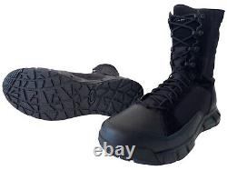 Bottes tactiques militaires Oakley Light Patrol Blackout toutes noires taille 9,5