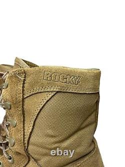 Bottes tactiques militaires Rocky S2V à bout en acier pour homme 13 W Coyote Special Ops