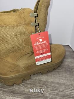 Bottes tactiques militaires Thorogood 8 War Fighter en cuir pour hommes taille 10 NWT
