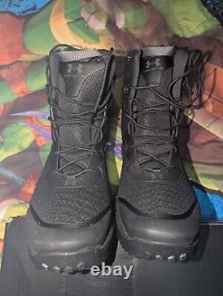 Bottes tactiques militaires Under Armour Micro G Valsetz pour homme, noires, taille 11 pour homme, neuves dans leur boîte.