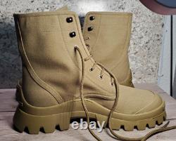 Bottes tactiques militaires, de randonnée et de combat pour hommes DSQUARED2 Italie vert olive 12