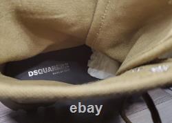 Bottes tactiques militaires, de randonnée et de combat pour hommes DSQUARED2 Italie vert olive 12