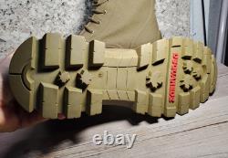 Bottes tactiques militaires, de randonnée et de combat pour hommes DSQUARED2 Italie vert olive 12