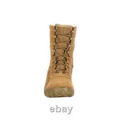 Bottes tactiques militaires en cuir marron pour hommes Rocky S2V FQ0000104