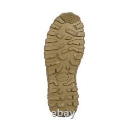 Bottes tactiques militaires en cuir marron pour hommes Rocky S2V FQ0000104