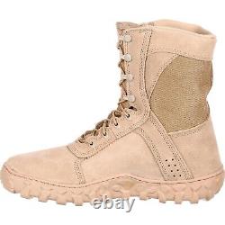 Bottes tactiques militaires en cuir tan NIB ROCKY Men's 105 SV2V SPECIAL OPS 8M