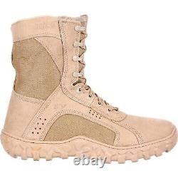 Bottes tactiques militaires en cuir tan NIB ROCKY Men's 105 SV2V SPECIAL OPS 8M