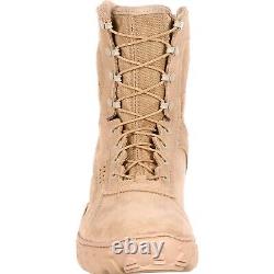 Bottes tactiques militaires en cuir tan NIB ROCKY Men's 105 SV2V SPECIAL OPS 8M