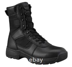 Bottes tactiques militaires pour hommes Propper Series 100 8 à fermeture éclair latérale, en cuir pleine fleur