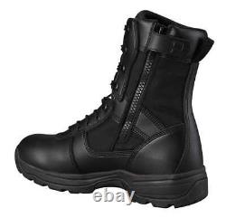 Bottes tactiques militaires pour hommes Propper Series 100 8 à fermeture éclair latérale, en cuir pleine fleur
