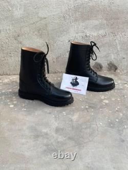 Bottes tactiques militaires pour hommes en cuir, chaussures de combat, de patrouille et de sécurité de l'armée