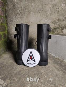 Bottes tactiques noires Armée combat style militaire à lacets montantes en cuir durables