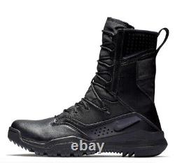 Bottes tactiques noires Nike Trail Frame pour hommes taille 11.5 A07507-001 de police militaire