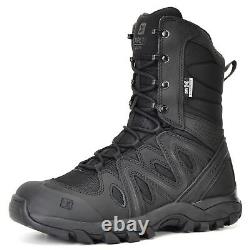 Bottes tactiques pour femmes Bottes militaires noires pour femmes Bottes de combat imperméables 8