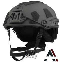 Casque balistique anti-projectiles militaire SBD Tactical BK NIJ IIIA Airframe