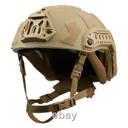 Casque balistique de combat militaire maritime SBD TACTICAL NIJ IIIA FAST SF TAN