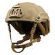 Casque Balistique De Combat Militaire Maritime Sbd Tactical Nij Iiia Fast Sf Tan