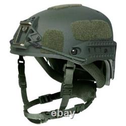 Casque balistique militaire AF en UHMWPE avec châssis aérien NIJ IIIA Multicam