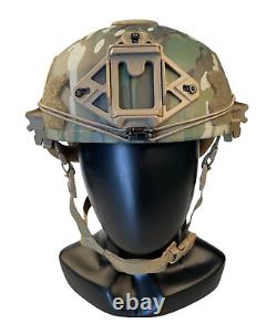 Casque balistique militaire SBD TACTICAL Multicam NIJ IIIA 3A en aramide Wendy