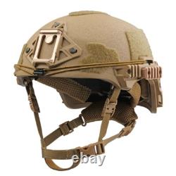 Casque balistique militaire Wendy SBD TACTICAL Coyote Brown NIJ IIIA en aramide