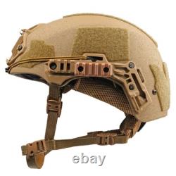 Casque balistique militaire Wendy SBD TACTICAL Coyote Brown NIJ IIIA en aramide