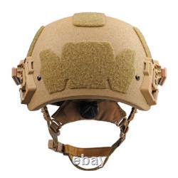 Casque balistique militaire Wendy SBD TACTICAL Coyote Brown NIJ IIIA en aramide