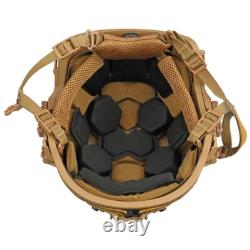 Casque balistique militaire Wendy SBD TACTICAL Coyote Brown NIJ IIIA en aramide