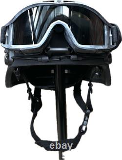 Casque balistique militaire avancé de combat ACH noir tactique SWAT Protech, grande taille