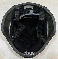 Casque balistique militaire avancé de combat ACH noir tactique SWAT Protech, grande taille