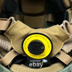 Casque balistique militaire tactique FAST High Cut NIJ IIIA couleur Coyote Brown