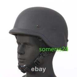 Casque balistique tactique M88 NIJ IIIA en acier/PE, équipement de combat pare-balles militaire