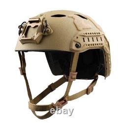 Casque de choc militaire en fibre de carbone tactique FAST FTHS pour airsoft et paintball